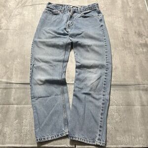 Vintage Levis 505 Jeans Men's 33x32 Blue Regular Straight Light Wash Cotton Y2K